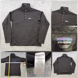 Patagonia Better Sweater Pullover Womens M Medium 1/4 Snap Fleece Jacket 26010